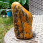 308 gram Polished 120x83x50mm Indonesia Yellow Fragrance Amber for Healing 25K37