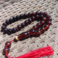 42 gr Tasbih Mesbah Rosary 33+2 Beads 12 mm Indonesian Red Amber for Healing 26TBA20