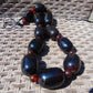 208 gr Big Necklace Indonesian Cherry Red Amber for Healing