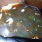 3155 gr Full Polished Indonesia Dark Green Blue Amber for Healing 26ML189