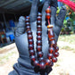 42 gr Tasbih Mesbah Rosary 33+2 Beads 12 mm Indonesian Red Amber for Healing 26TBA20