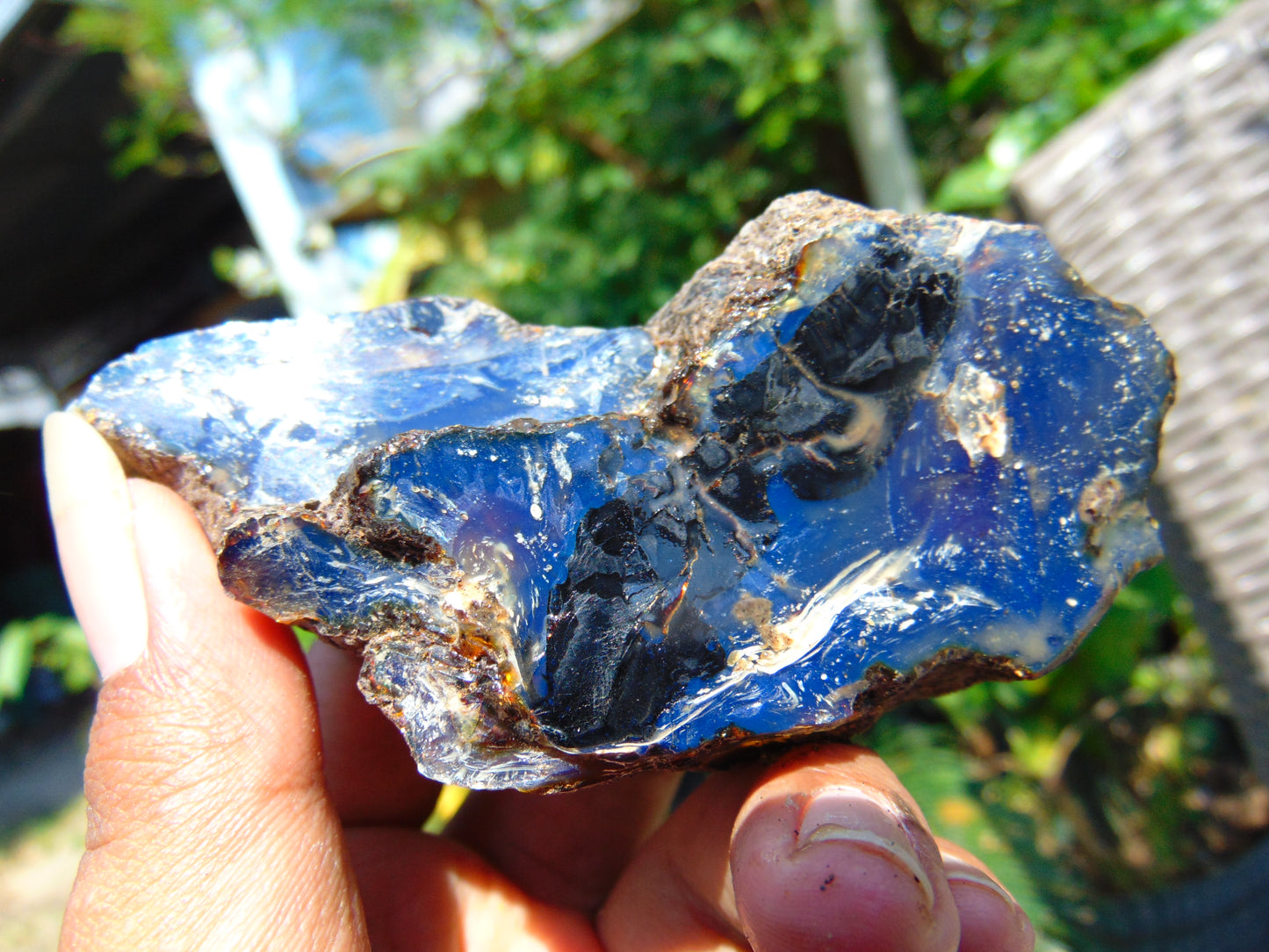 87 gram Rough Raw Indonesian Blue Amber for Healing AGRB78