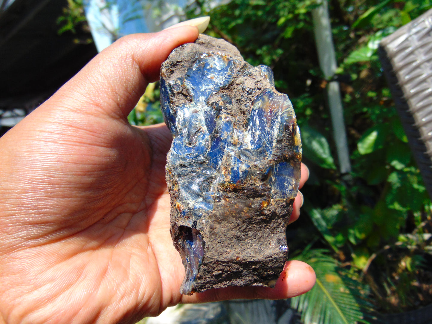 87 gram Rough Raw Indonesian Blue Amber for Healing AGRB78