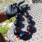 208 gr Big Necklace Indonesian Cherry Red Amber for Healing