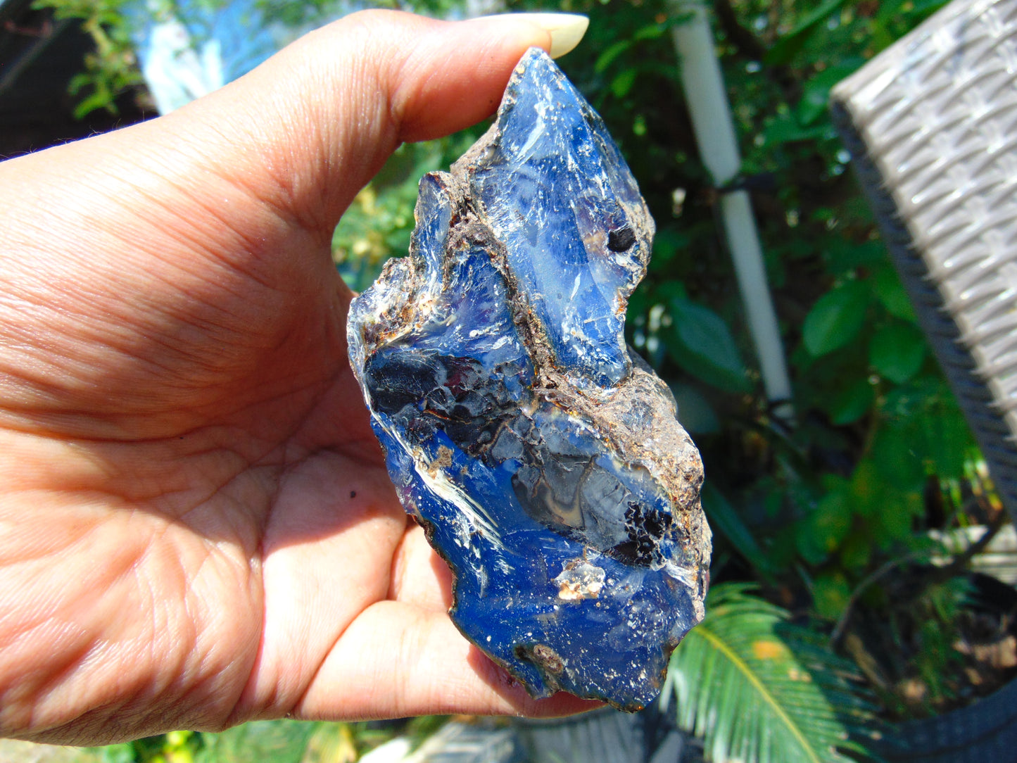 87 gram Rough Raw Indonesian Blue Amber for Healing AGRB78