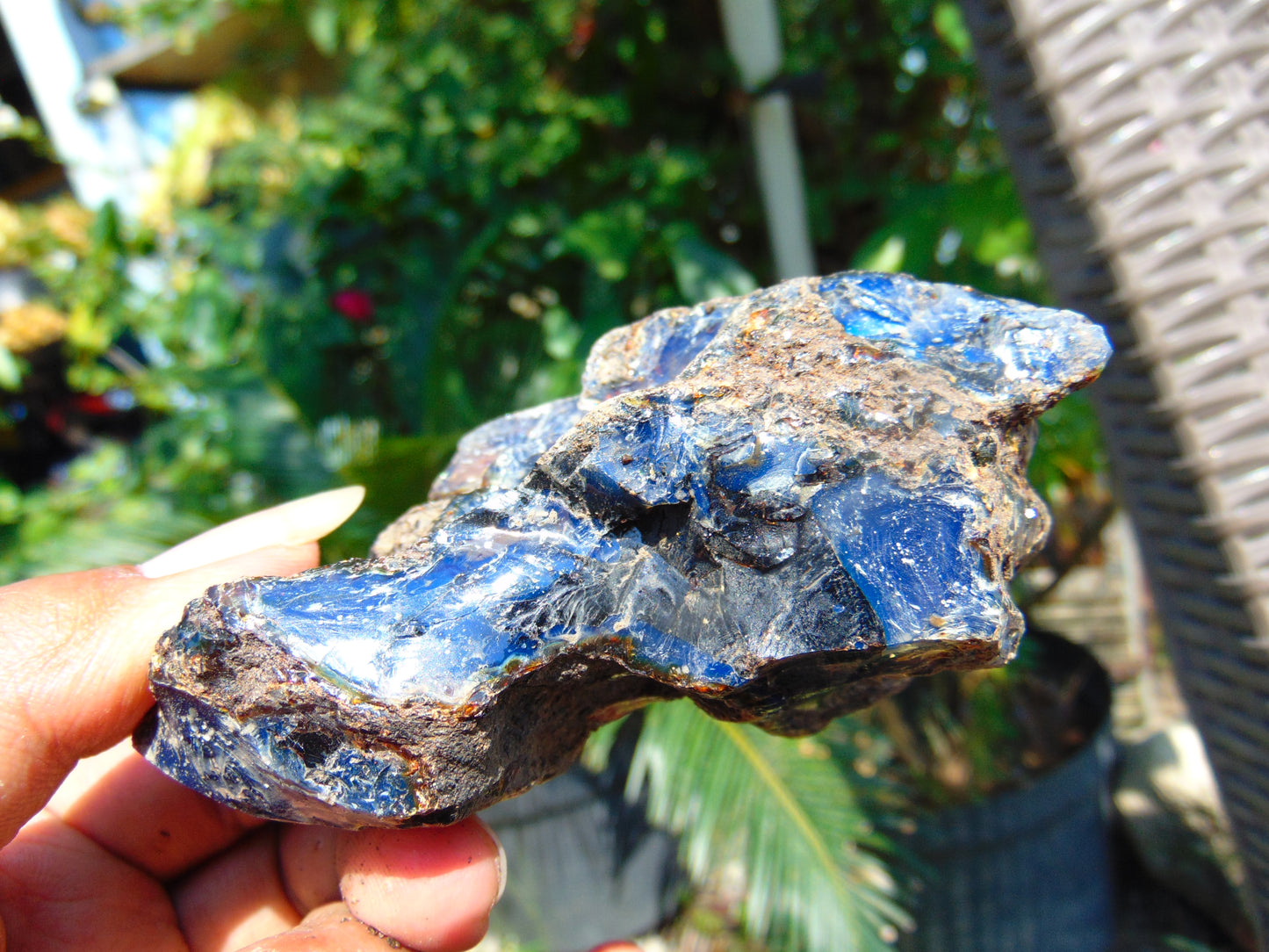 87 gram Rough Raw Indonesian Blue Amber for Healing AGRB78