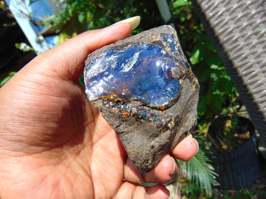 57 gram Rough Raw Indonesian Blue Amber for Healing AGRB16