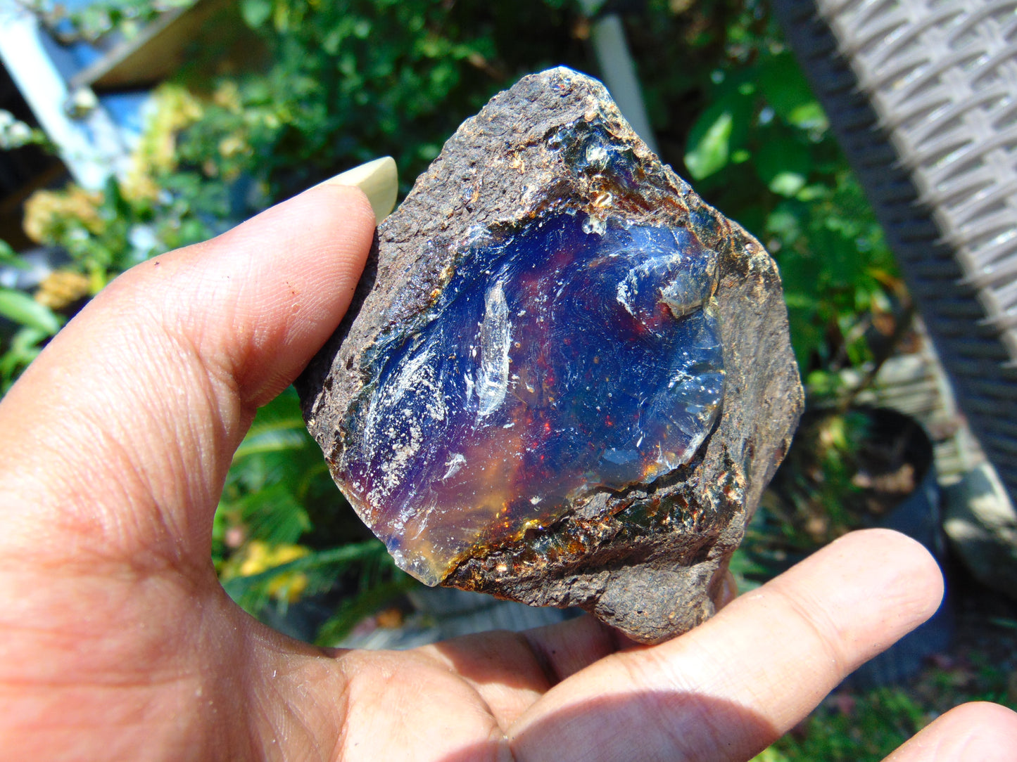 57 gram Rough Raw Indonesian Blue Amber for Healing AGRB16