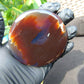 82 gram Round Flat 83x16 mm Indonesia Blue Brown Amber for Healing 25N278