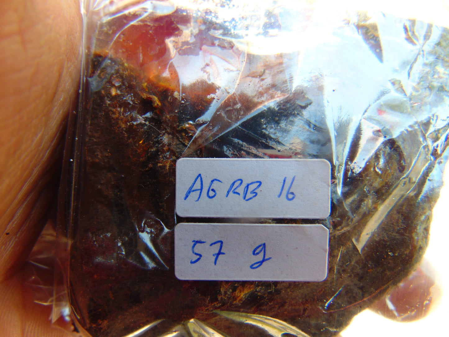 57 gram Rough Raw Indonesian Blue Amber for Healing AGRB16