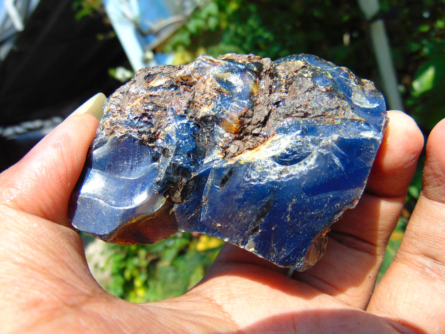 62 gram Rough Raw Indonesian Blue Amber for Healing AGRB17