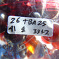 41 gr Tasbih Mesbah Rosary 33+2 Beads 12 mm Indonesian Crystal Red Amber for Healing 26TBA25