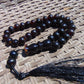 45 gr Tasbih Mesbah Rosary 33+2 Beads 12 mm Indonesian Black Red Amber for Healing 26TBA21