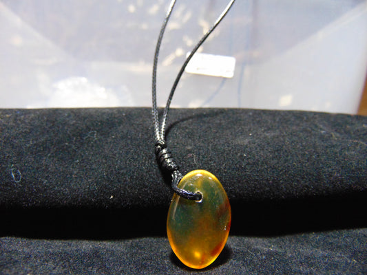 1 gr Pendant Indonesian Blue Amber for Healing PAN255