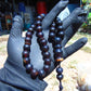 45 gr Tasbih Mesbah Rosary 33+2 Beads 12 mm Indonesian Black Red Amber for Healing 26TBA21