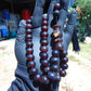 46 gr Tasbih Mesbah Rosary 33+2 Beads 12 mm Indonesian Cherry Red Amber for Healing 26TBA28