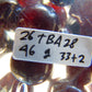 46 gr Tasbih Mesbah Rosary 33+2 Beads 12 mm Indonesian Cherry Red Amber for Healing 26TBA28