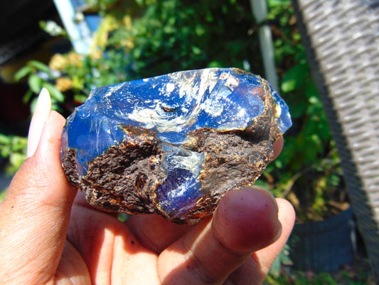 45 gram Rough Raw Indonesian Blue Amber for Healing AGRB20