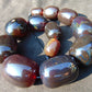 214 gr Big Necklace Indonesian Dark Red Amber for Healing A789