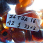 42 gr Tasbih Mesbah Rosary 33+2 Beads Indonesian Blue Amber for Healing 26TBA16