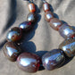 214 gr Big Necklace Indonesian Dark Red Amber for Healing A789