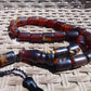 68 gr Komboloi Rosary 22+1 Beads Indonesian Red Blue Amber for Healing 26COA15