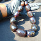 214 gr Big Necklace Indonesian Dark Red Amber for Healing A789