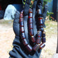 68 gr Komboloi Rosary 22+1 Beads Indonesian Red Blue Amber for Healing 26COA15