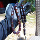 113 gr Tasbih Mesbah Rosary Komboloi 33+2 Beads Indonesian Dark Red Amber for Healing 26TBA15