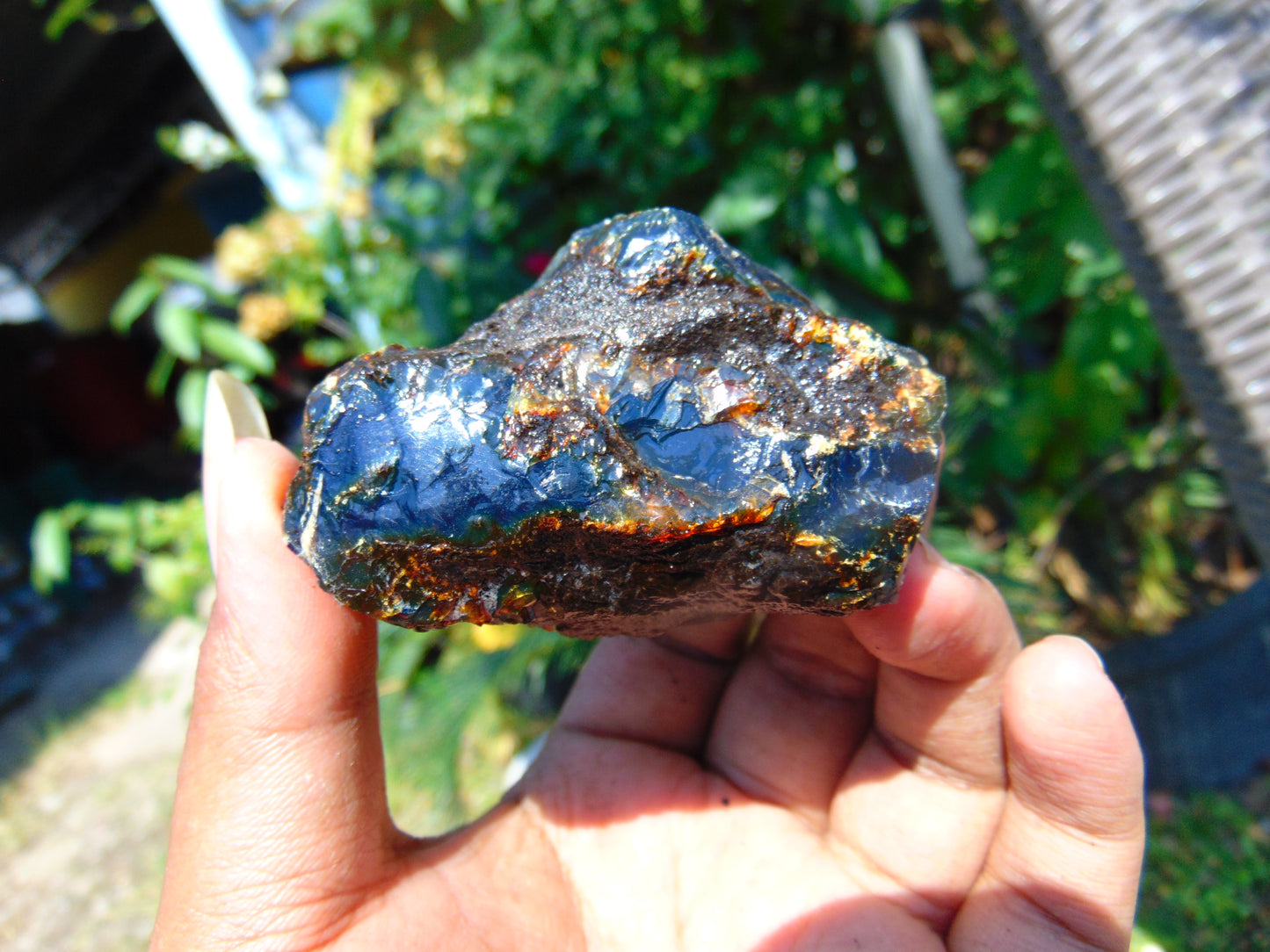 70 gram Rough Raw Indonesian Blue Amber for Healing AGRB13