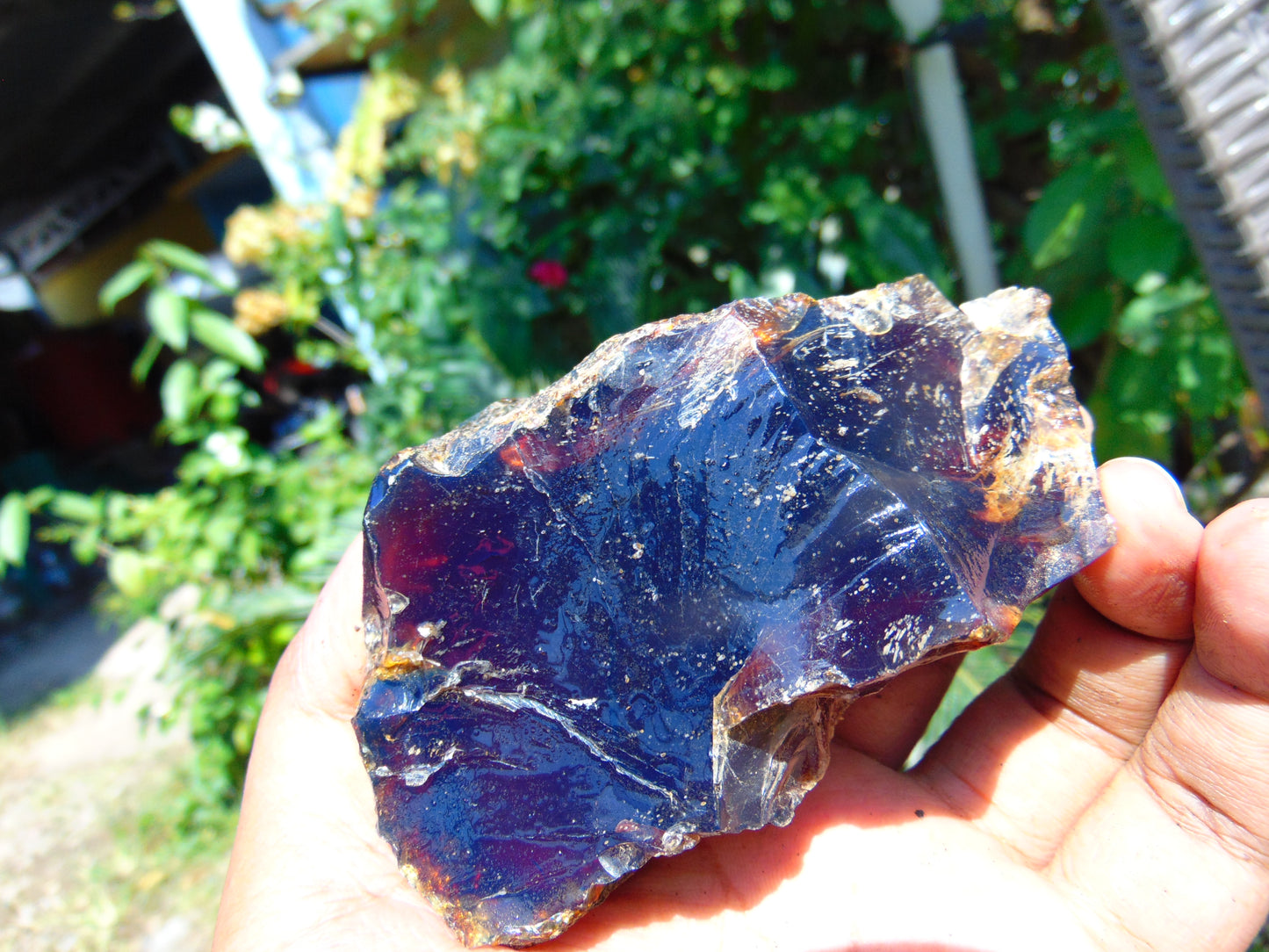 118 gram Rough Raw Indonesian Blue Amber for Healing AGRB10