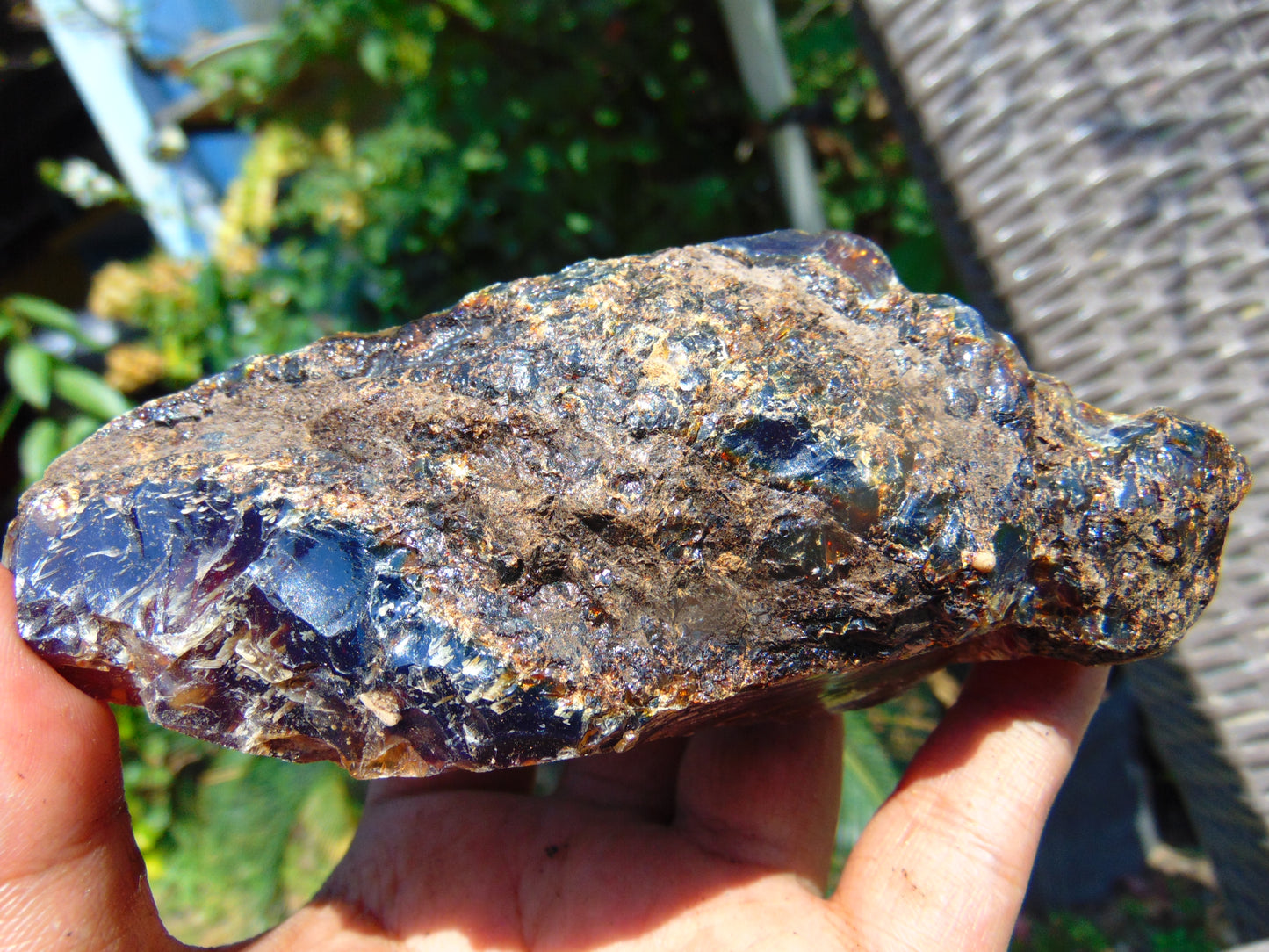 144 gram Rough Raw Indonesian Blue Amber for Healing AGRB3