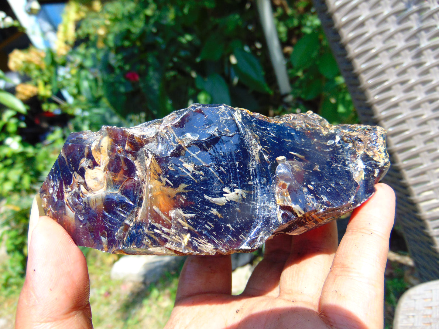 144 gram Rough Raw Indonesian Blue Amber for Healing AGRB3