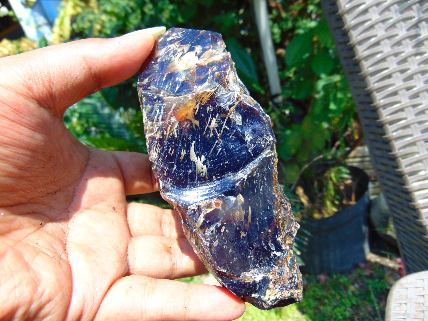 144 gram Rough Raw Indonesian Blue Amber for Healing AGRB3