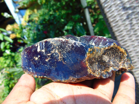 144 gram Rough Raw Indonesian Blue Amber for Healing AGRB3