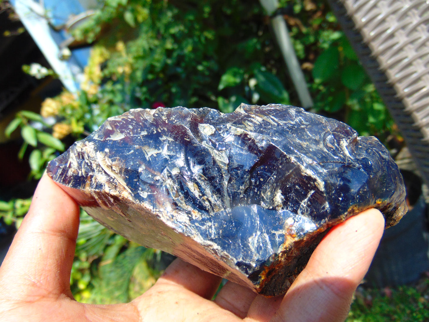 144 gram Rough Raw Indonesian Blue Amber for Healing AGRB3