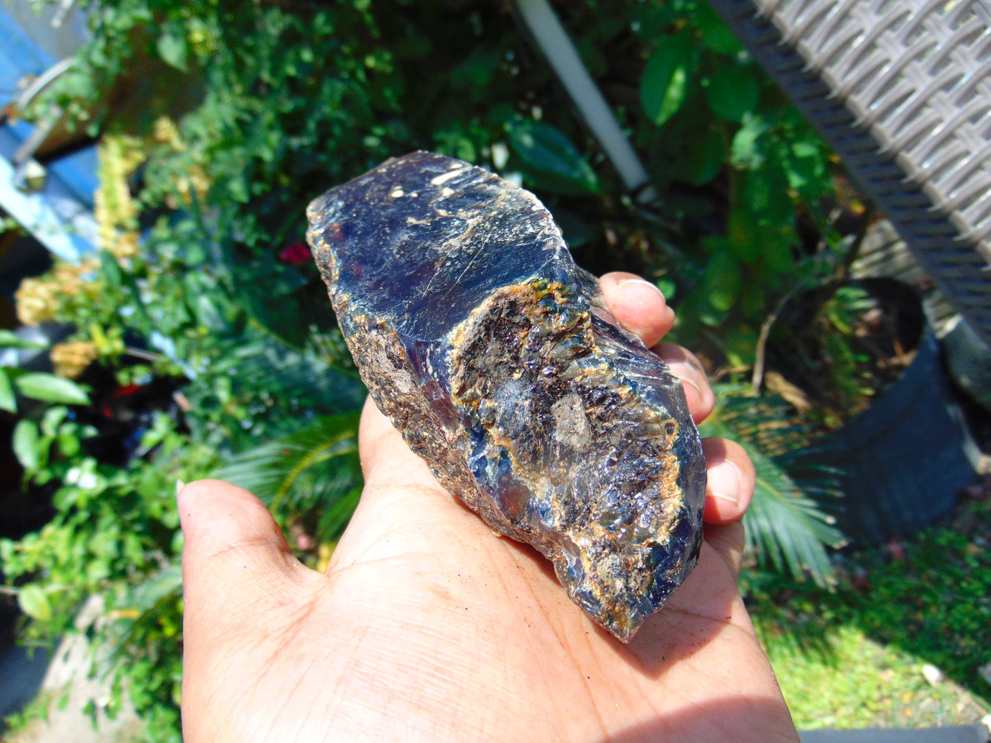 144 gram Rough Raw Indonesian Blue Amber for Healing AGRB3