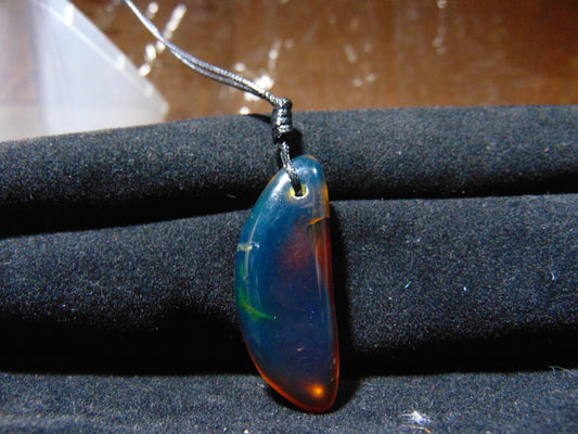 4 gr Pendant Indonesian Blue Amber for Healing PAA881