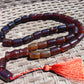 113 gr Tasbih Mesbah Rosary 33+2 Beads Komboloi Indonesian Red Amber for Healing 26TBA14