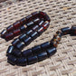 93 gr Tasbih Mesbah Rosary Komboloi 33+2 Beads Indonesian Red Amber for Healing 26TBA10