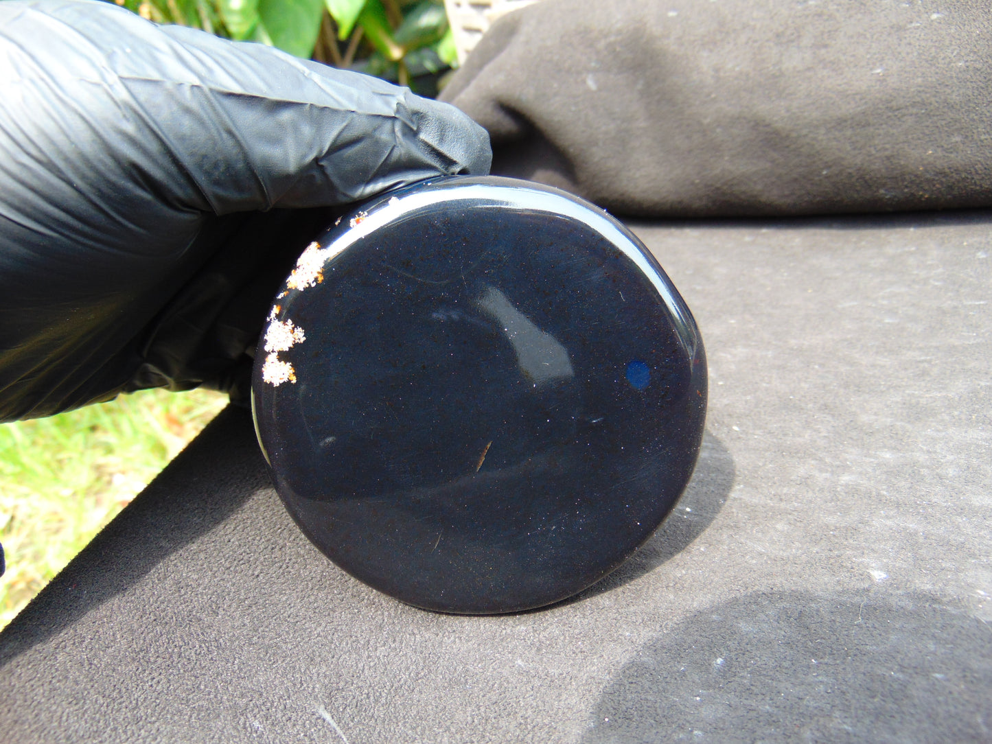 73 gram Round Flat 82x14mm Indonesia Amber for Healing 25N280