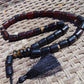 93 gr Tasbih Mesbah Rosary Komboloi 33+2 Beads Indonesian Red Amber for Healing 26TBA10
