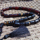93 gr Tasbih Mesbah Rosary Komboloi 33+2 Beads Indonesian Red Amber for Healing 26TBA10