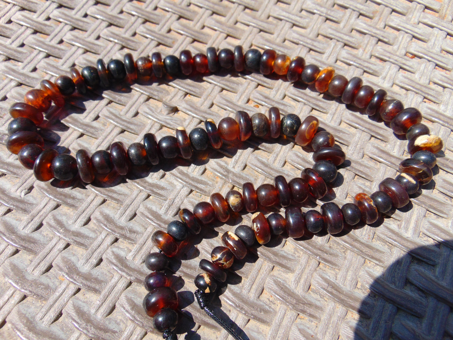 51 gram Small Beads Combination Necklace Indonesian Amber for Healing No.10