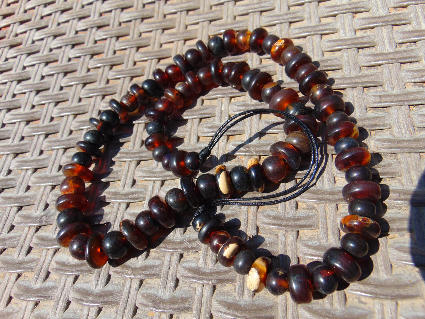 51 gram Small Beads Combination Necklace Indonesian Amber for Healing No.10