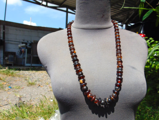 51 gram Small Beads Combination Necklace Indonesian Amber for Healing No.10