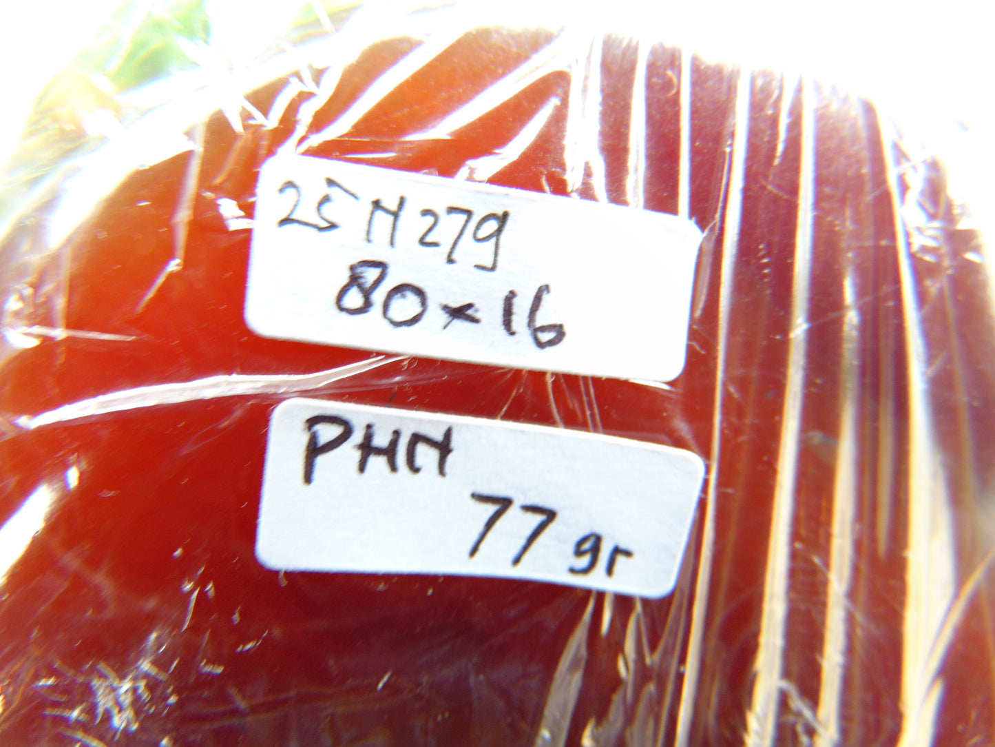 77 gram Round Flat 80x16mm Indonesia Amber for Healing 25N279