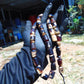 100 gr Tasbih Mesbah Rosary Komboloi 33+2 Beads Indonesian Red White Amber for Healing 26TBA07