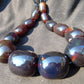 183 gr Big Necklace Indonesian dark red Amber for Healing A796