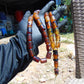 112 gr Tasbih Mesbah Rosary 33+2 Beads Indonesian Blue Amber for Healing 26TBA09